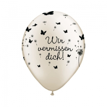 Latexballon "Wir vermissen dich!"