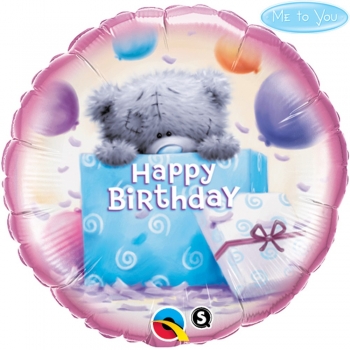 Folienballon "Happy Birthday - Tatty Teddy", (heliumgefüllt)