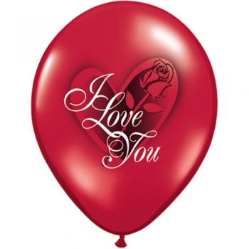 Latexballons - 6 Stck. "I love you"