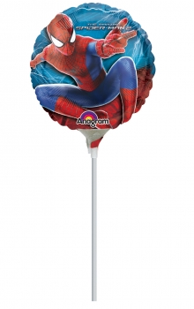 Mini-Folienballon "Spiderman 2", rund