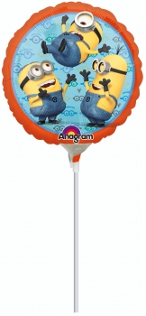 Mini-Folienballon "Minion", rund