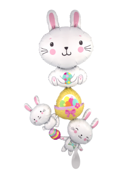 Folienballon "Bunny Stacker"