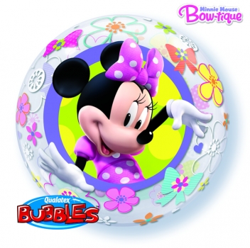 Bubble-Ballon "Minnie Mouse" (heliumgefüllt)