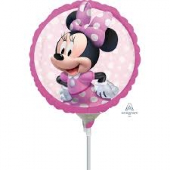 Mini-Folienballon "Minnie Mouse rund"