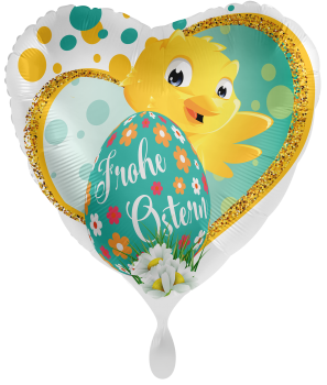 Folienballon "Frohe Ostern Küken"