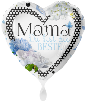 Folienballon "Mama du bist die Beste"