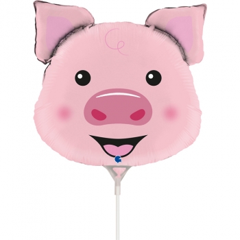 Mini-Folienballon "Schwein"