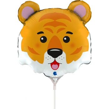 Mini-Folienballon "Tiger" (luftgefüllt)