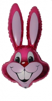 XXL-Folienballon "Hase-pink", (heliumgefüllt)