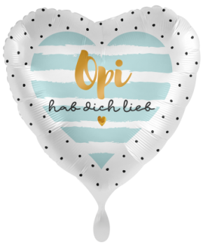 Folienballon "Opi hab dich lieb"