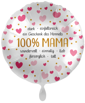 Folienballon "100% Mama"