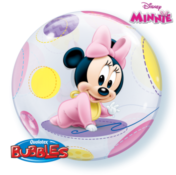 Bubble-Ballon "Baby Minnie" (heliumgefüllt)