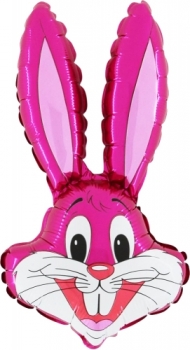 XXL-Folienballon "Hase, pink"