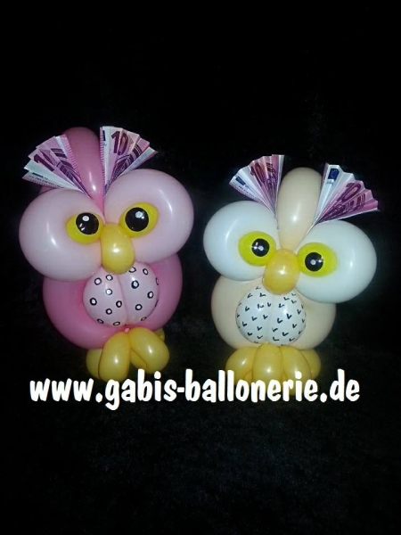 Ballongeschenk "Eule"