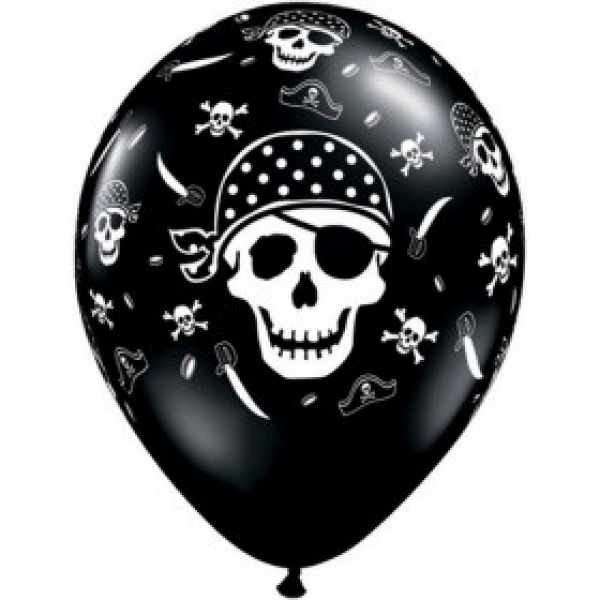Latexballons - 6 Stck. "Pirat"
