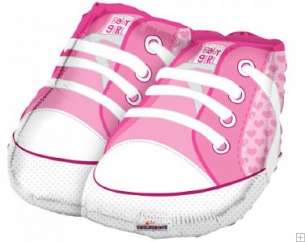 Folienballon Babyschuhe "Baby Girl"