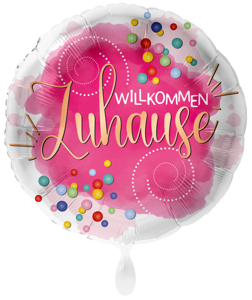 Folienballon "Willkommen Zuhause"