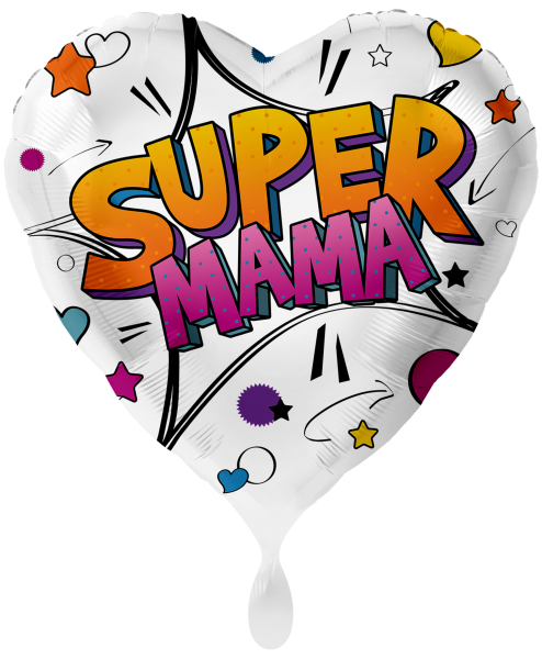 Folienballon "Super Mama"