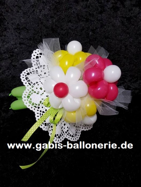 Ballongeschenk "Biedermeiersträusschen"