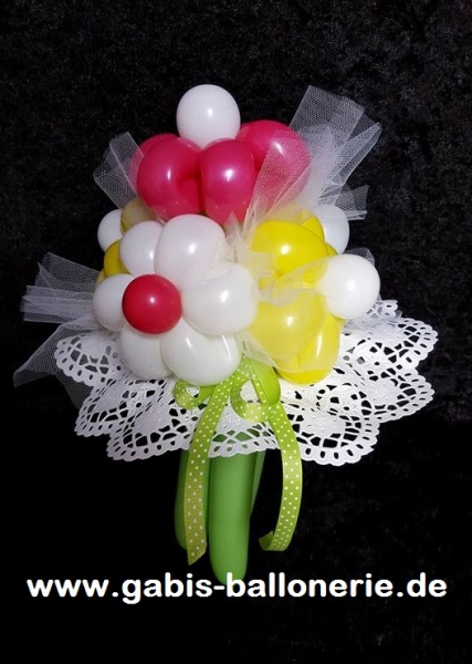 Ballongeschenk "Biedermeiersträusschen"