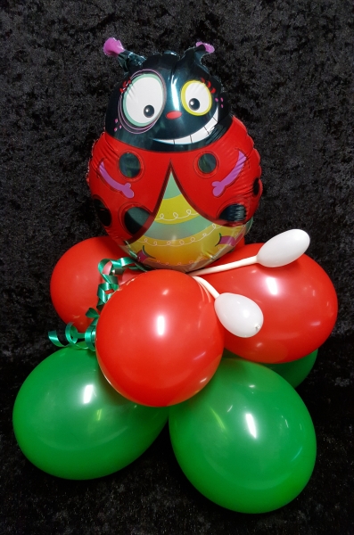 Ballongeschenk "Marienkäfer"